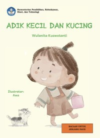 adik kecil dan kucing